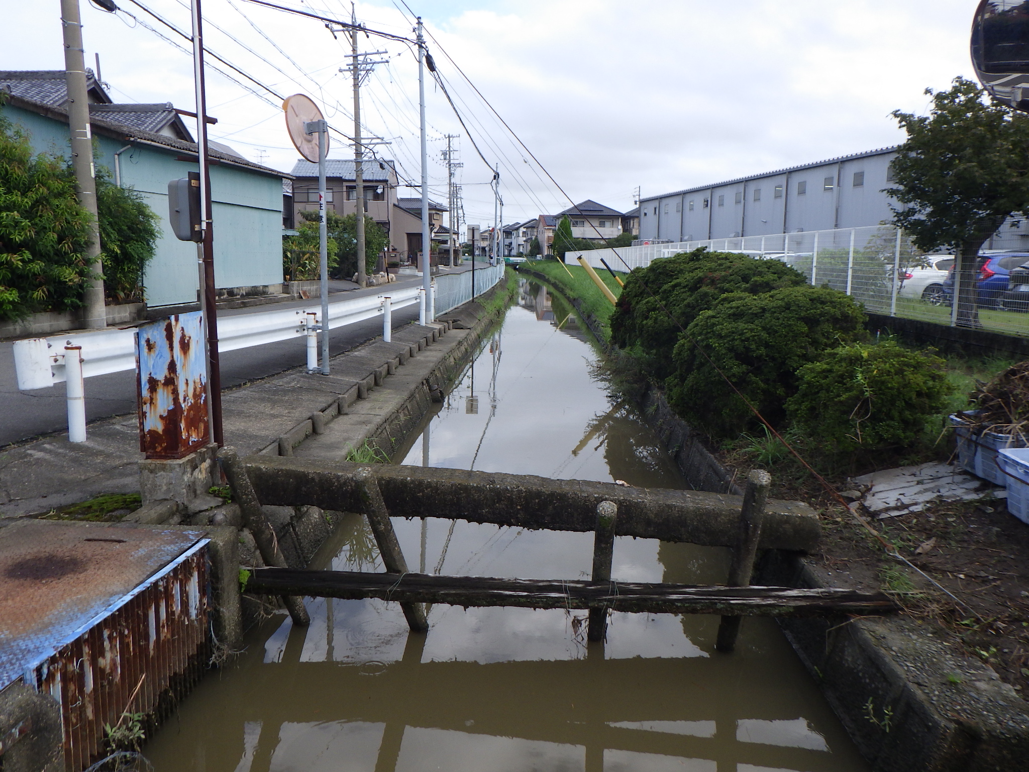 愛西市大野山町側